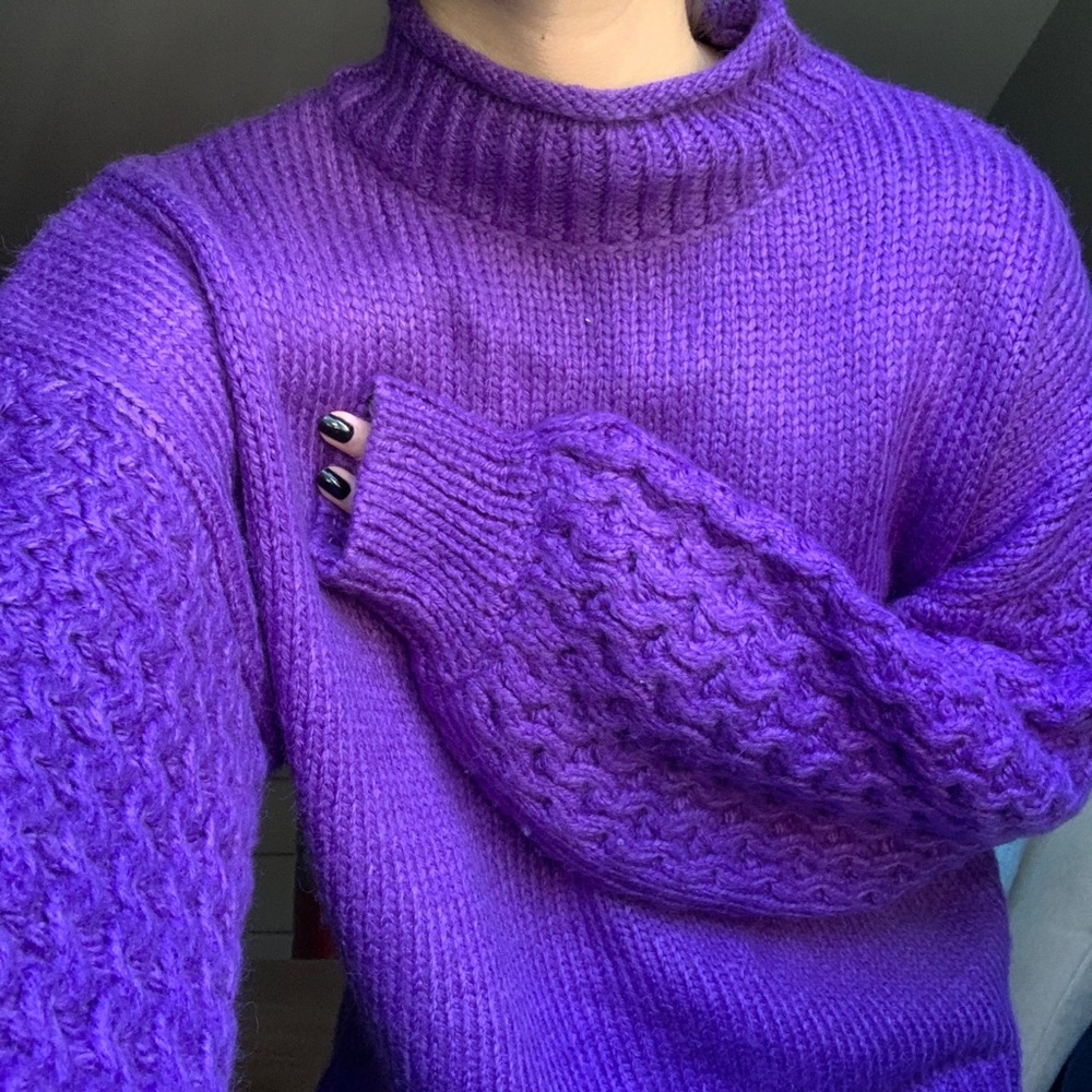 Purple sweater